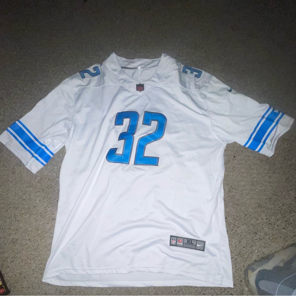 Men’s Nike Detroit Lions D’Andre Swift #32 Football Jersey